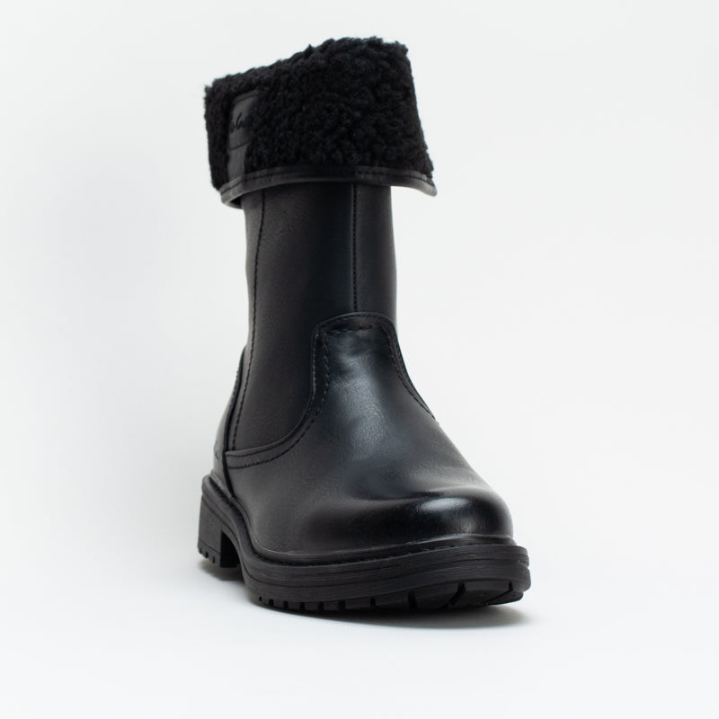 Faux Fur Fold Over Boot _ 167723