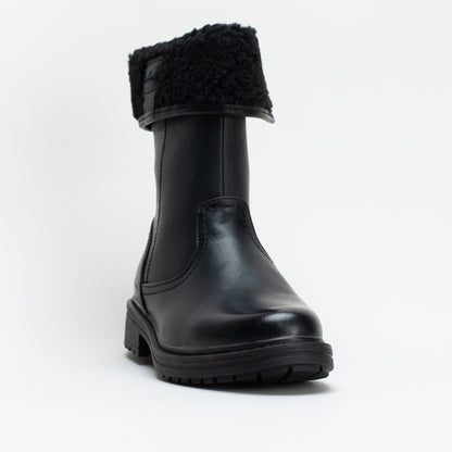 Faux Fur Fold Over Boot _ 167723