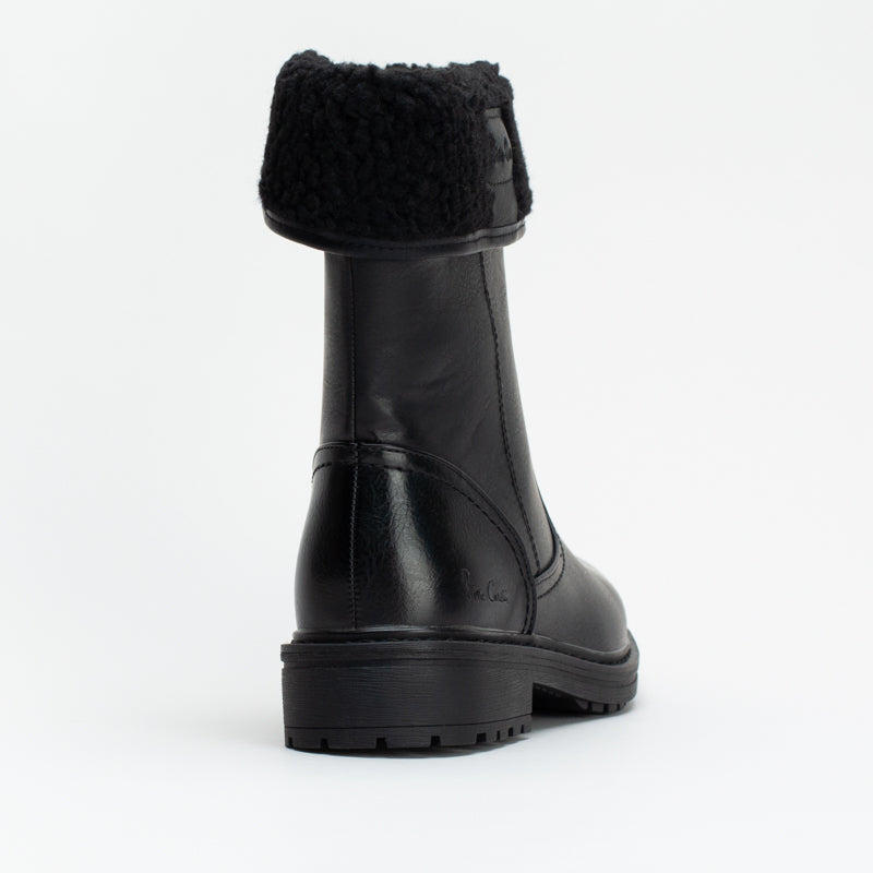 Faux Fur Fold Over Boot _ 167723