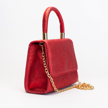 Red glitter bag _ 165391