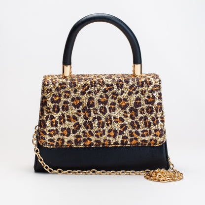Leopard glitter bag _ 165390