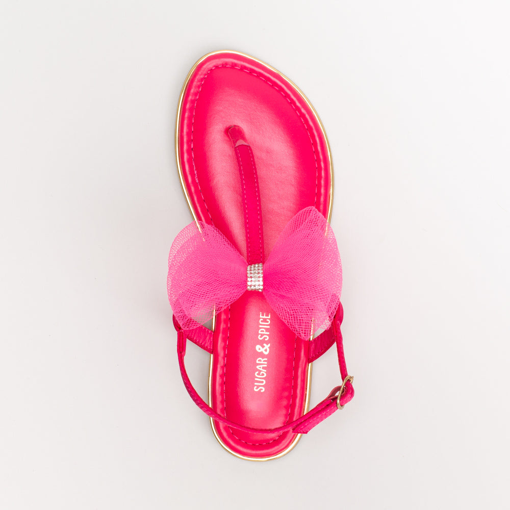 Girls Mesh Thong Sandal _ 155573