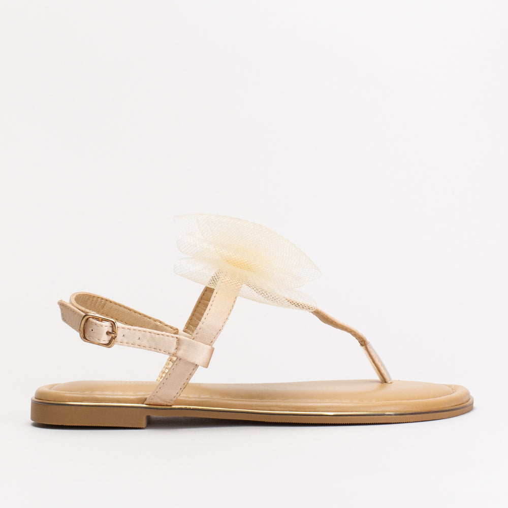 Girls Mesh Thong Sandal _ 155573