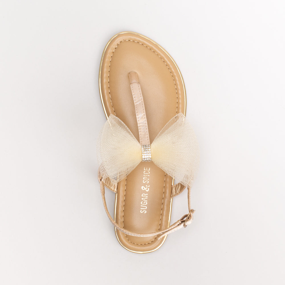 Girls Mesh Thong Sandal _ 155573