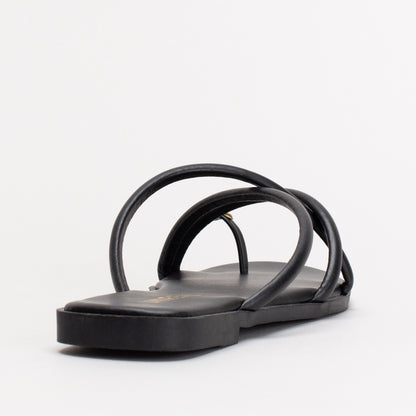 Metal Toe Loop Mule Sandal  _ 157515