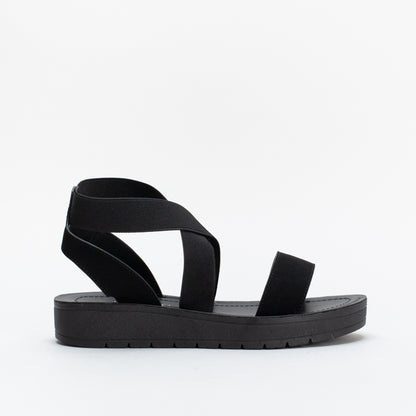 Unreal Women Elastic Cross Over Footbed _ 142878