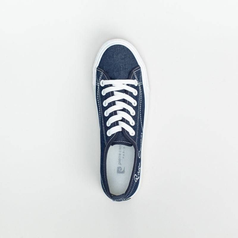 Pierre Cardin Women Denim Plimsoll Sneaker _ 143541