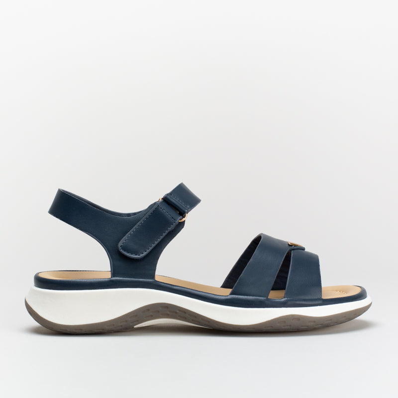 Comfort metal trim sandal _ 167714