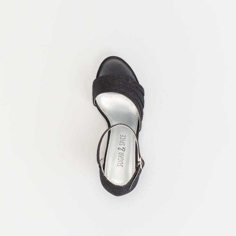 Older Girls Glitter Party Heel _ 141087