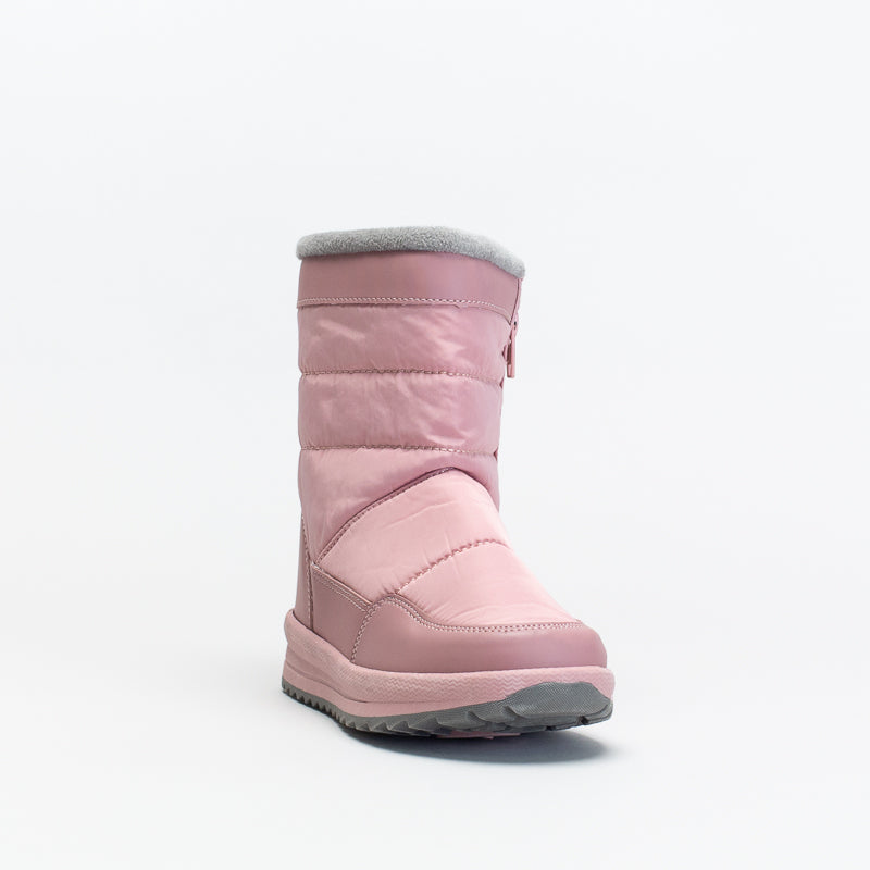 Younger Girls Stitched Nylon Snow Boot _ 147214