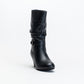 Older Girls Belted Long Heel Boot _ 147134
