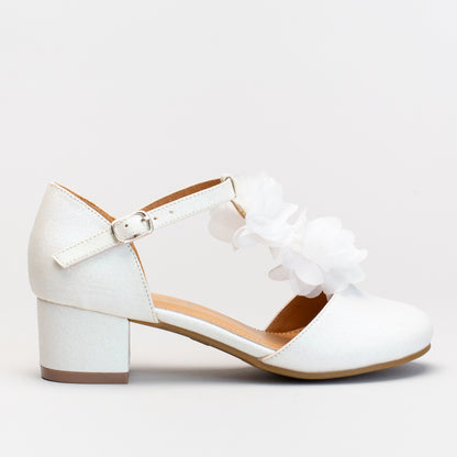 Flower T Bar Party Shoe _ 166020