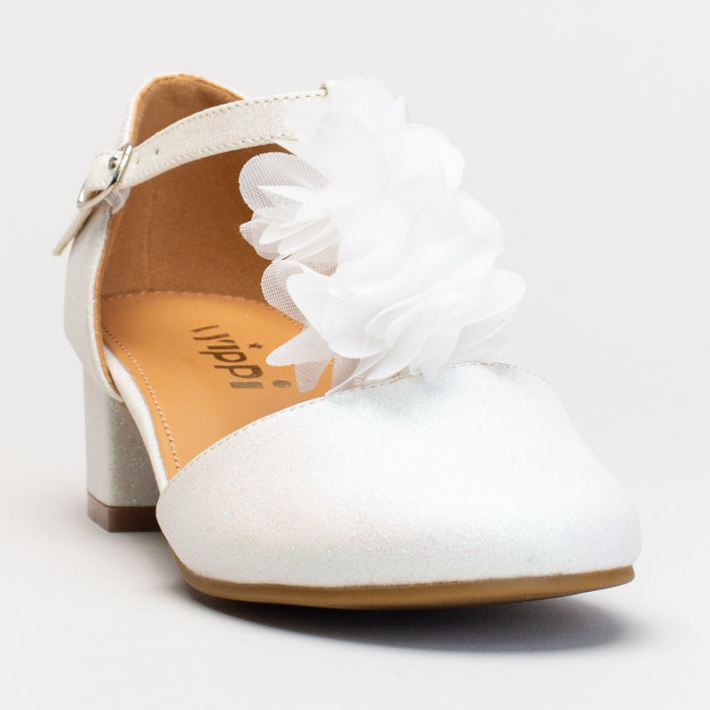 Flower T Bar Party Shoe _ 166020