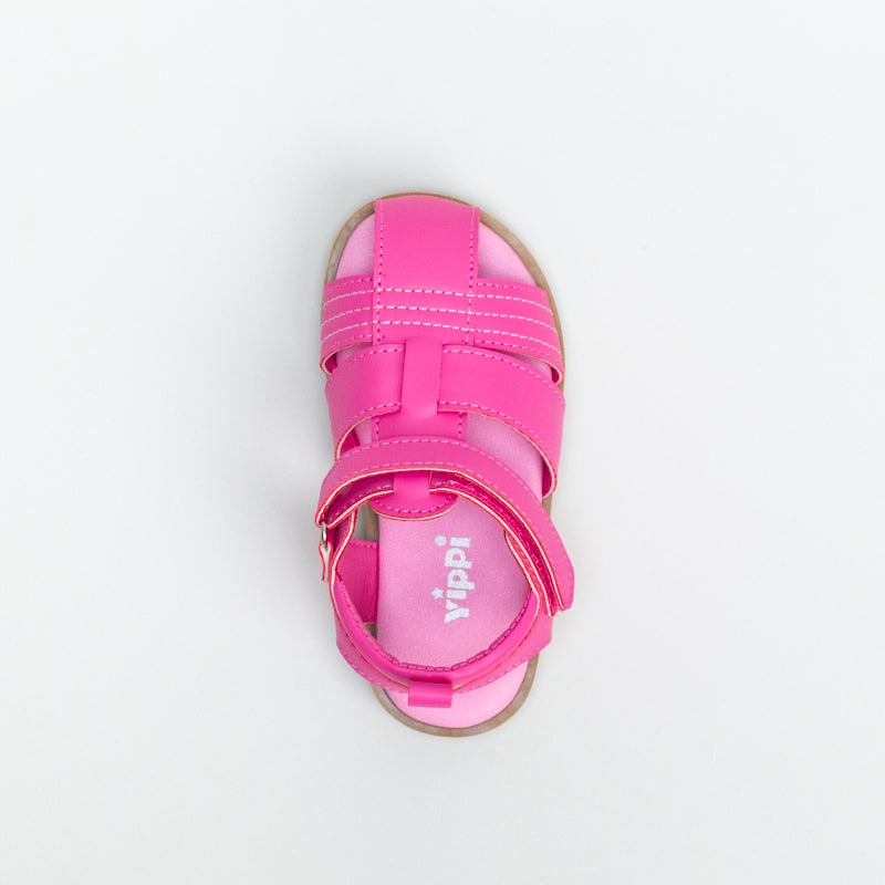 Younger Girls Strappy Comfort Sandal _ 145003