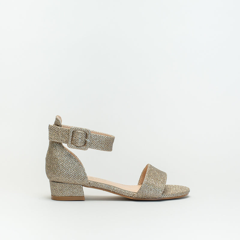 Older Girls Glitter Low Heel Sandal _ 143033