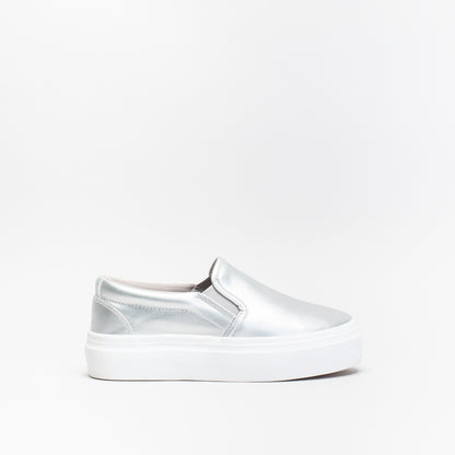 Older Girls Metallic Slip On Sneaker _ 142675