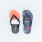 Older Boys Shark Print Pack Flip Flops Sizes : 11-5 _ 142921