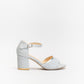 Older Girls Shiny Party Block Heel _ 141088