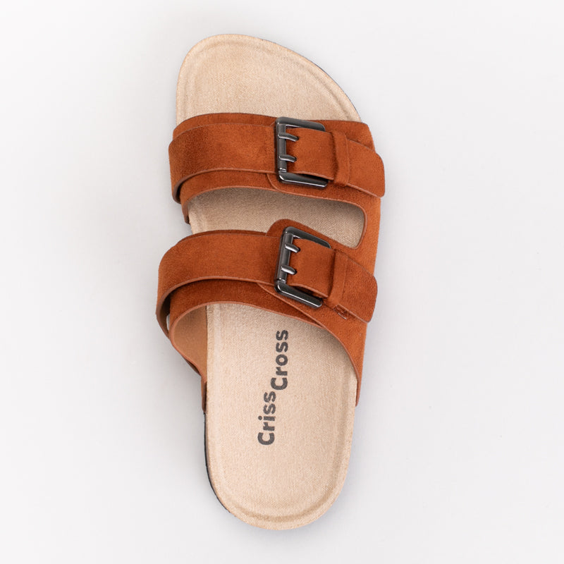 Two Band Studded Sandal _ 166471
