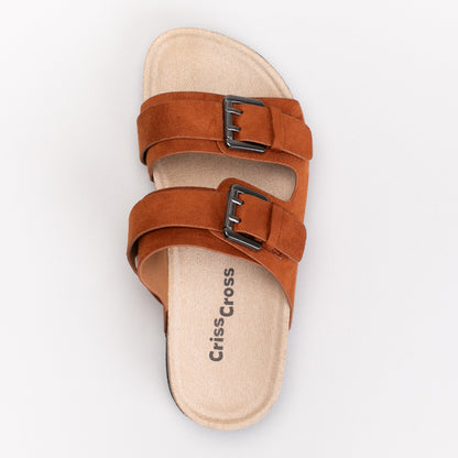 Two Band Studded Sandal _ 166471