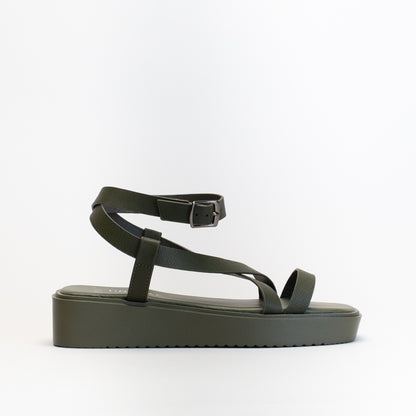 Unreal Women Flatform X-Over Sandal _ 150681