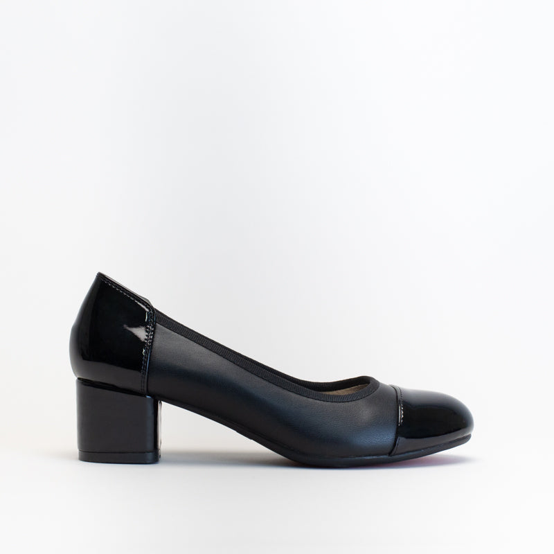 Giovanni Women Comfort Patent Combo Block Heel _ 152057