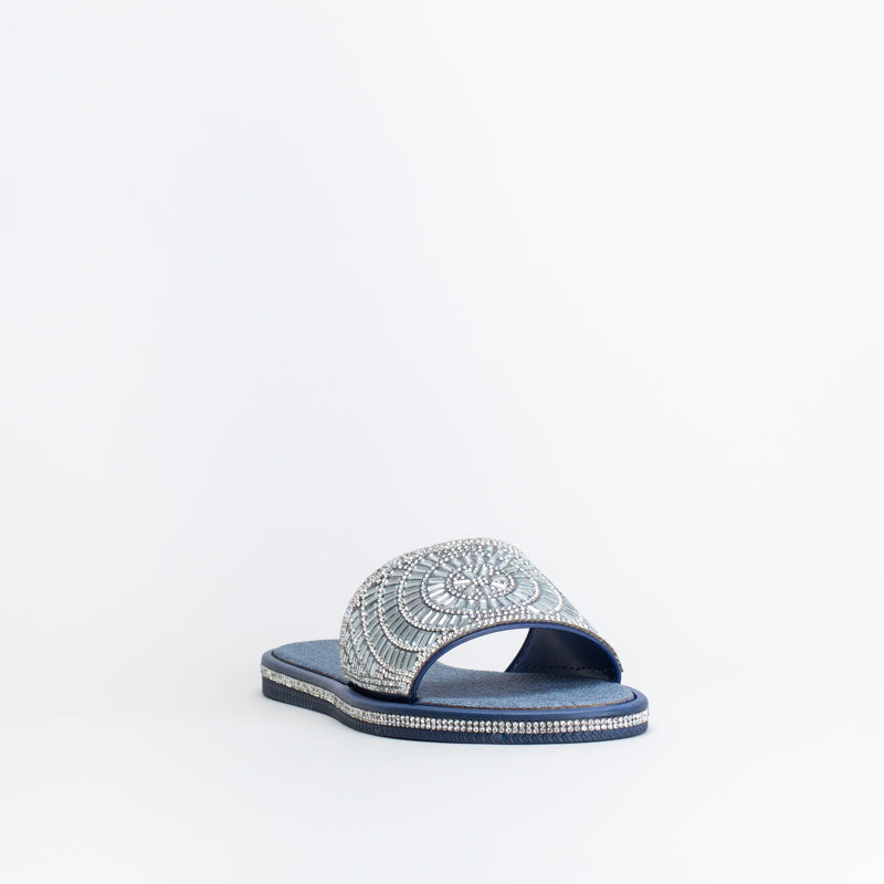 DIAMANTE SLIP ON SANDAL