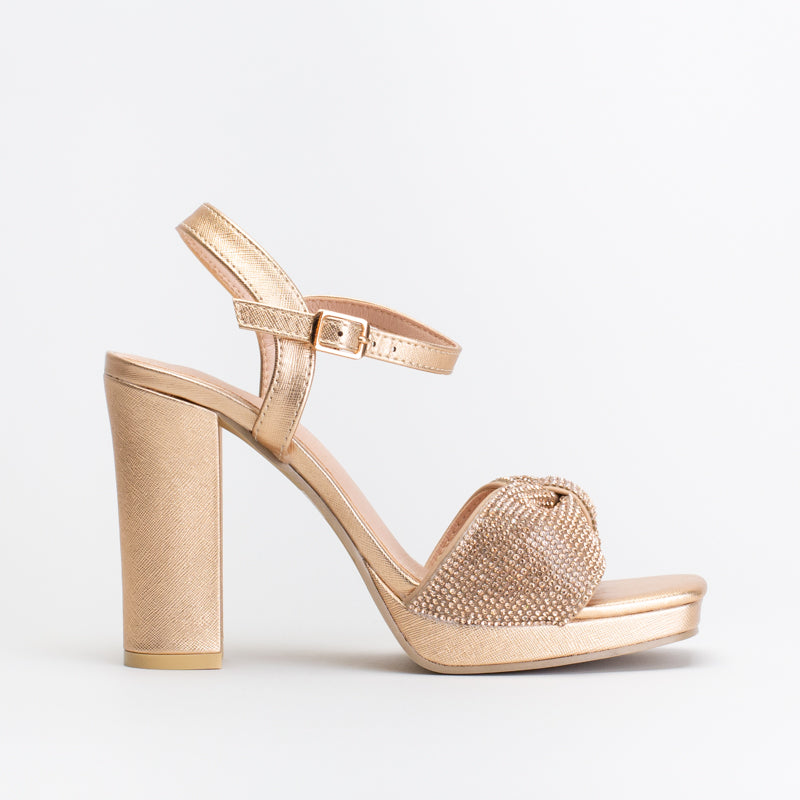 Unreal Women Heeled Platform Diamante Band _ 150757