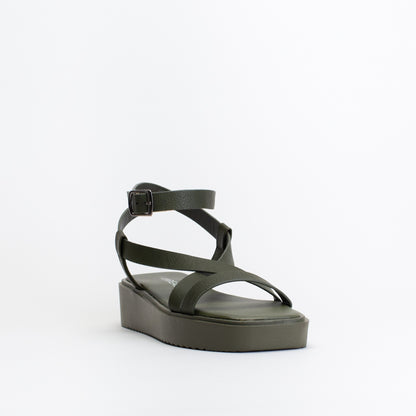 Unreal Women Flatform X-Over Sandal _ 150681