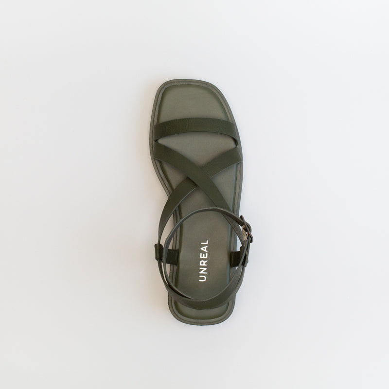 Unreal Women Flatform X-Over Sandal _ 150681