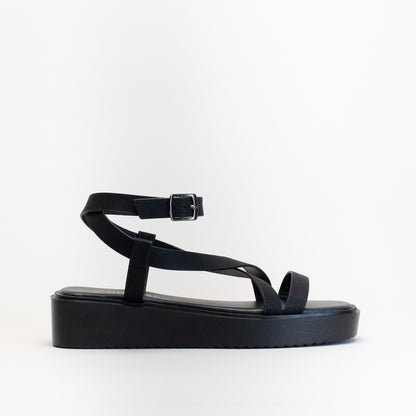 Unreal Women Flatform X-Over Sandal _ 150681