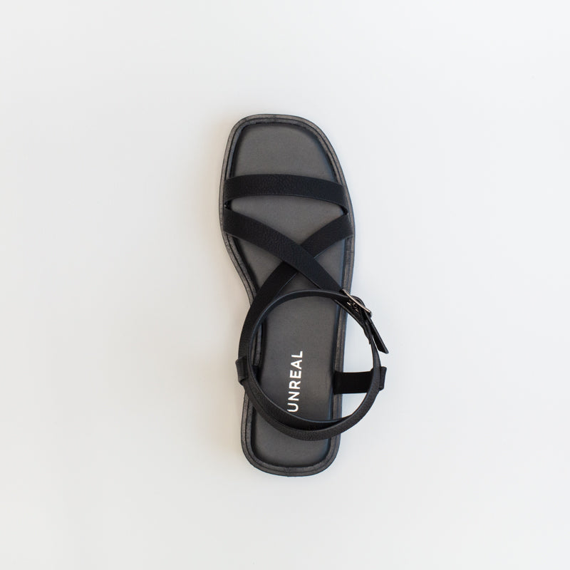 Unreal Women Flatform X-Over Sandal _ 150681