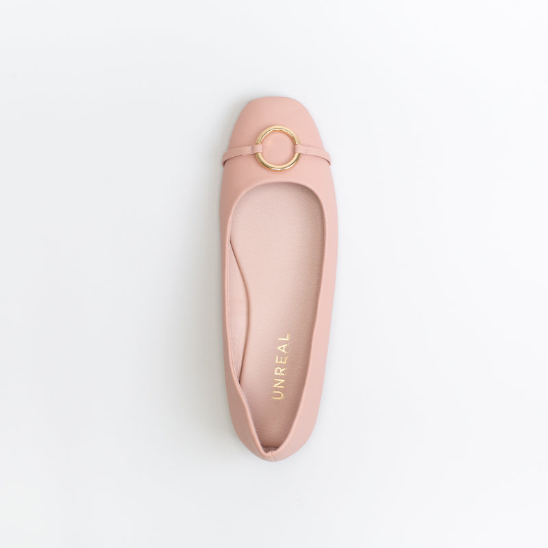 Unreal Women Ring Trim Square Toe Pump _ 150817