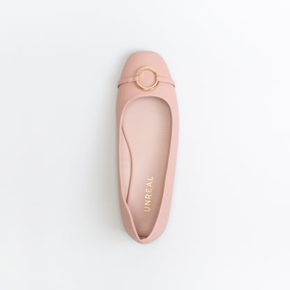 Unreal Women Ring Trim Square Toe Pump _ 150817