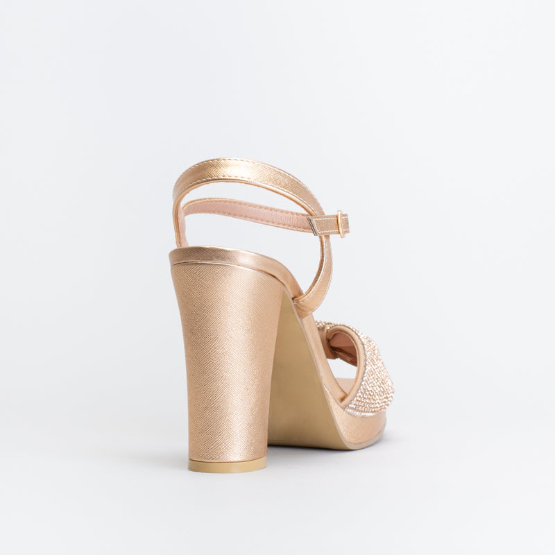 Unreal Women Heeled Platform Diamante Band _ 150757