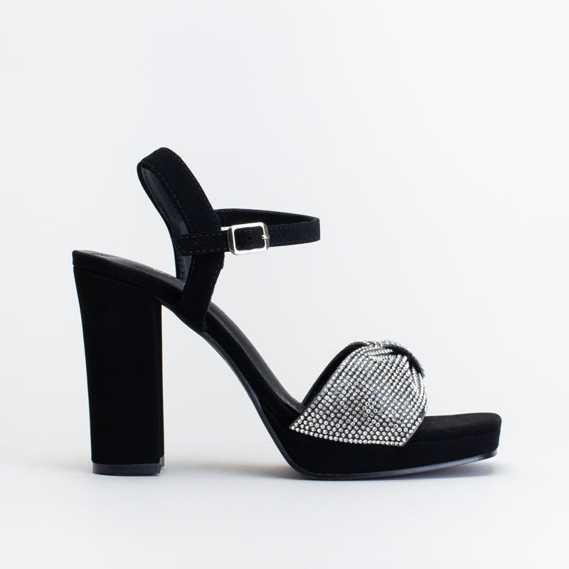 Unreal Women Heeled Platform Diamante Band _ 150757