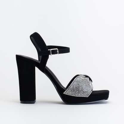 Unreal Women Heeled Platform Diamante Band _ 150757