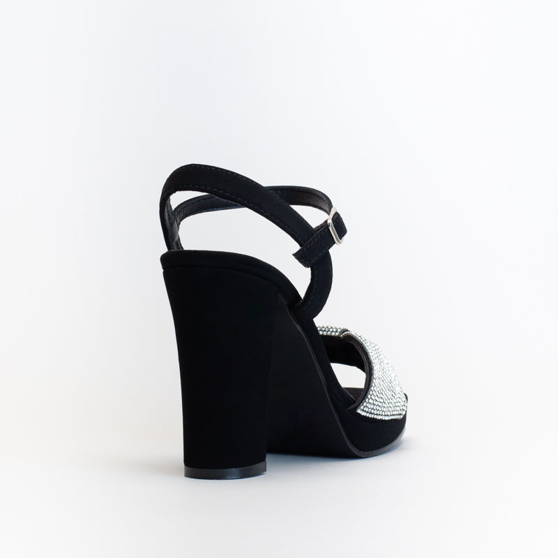 Unreal Women Heeled Platform Diamante Band _ 150757