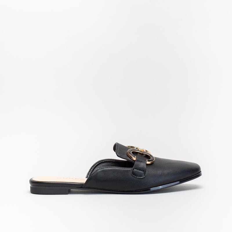 Unreal Women Metal Trim Mule Loafer _ 140494
