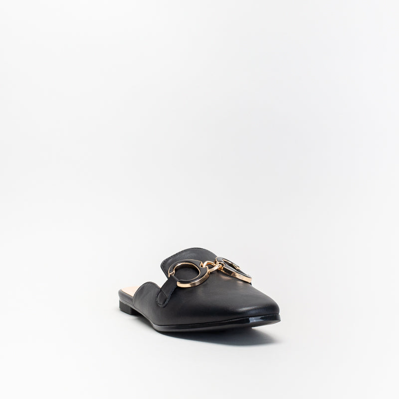 Unreal Women Metal Trim Mule Loafer _ 140494