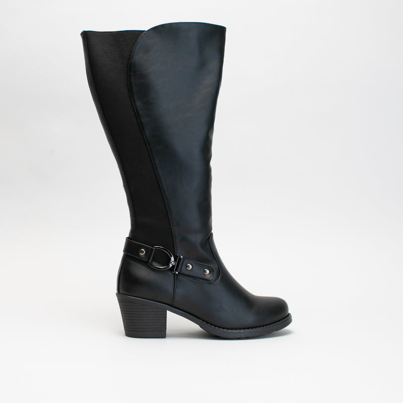 Giovanni Women Comfort Wider Calf Heeled Boot _ 147266