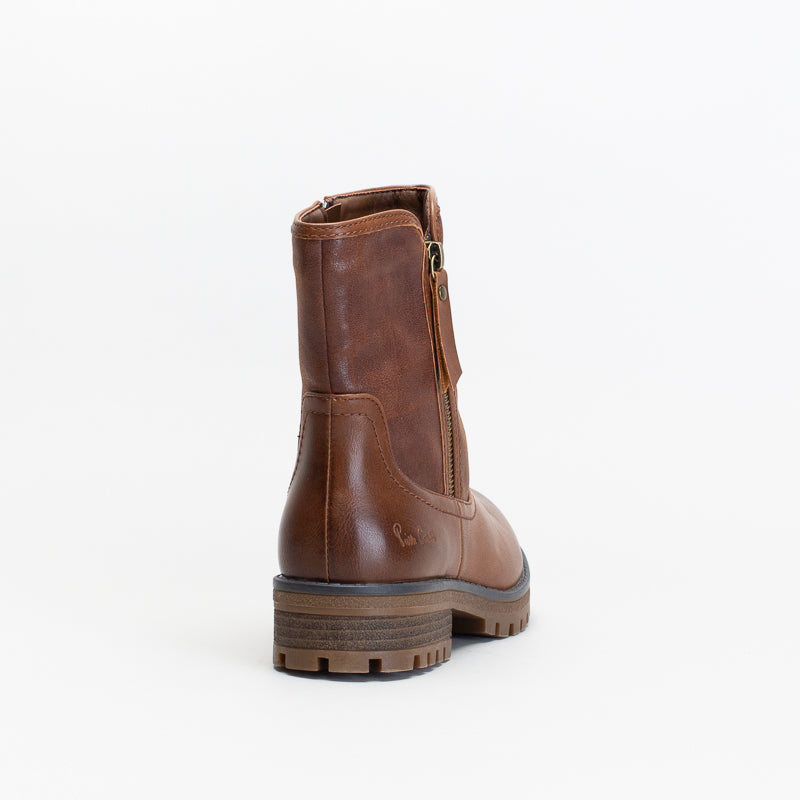 Pierre Cardin Women Zip Worker Ankle Boot _ 147594