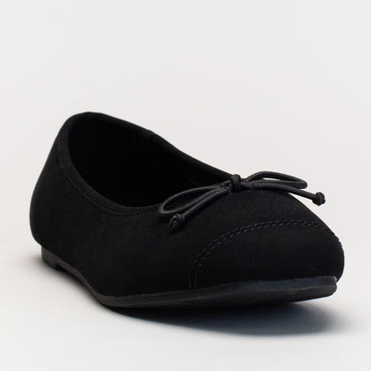Toe cap pump with spagetti bow _ 166310