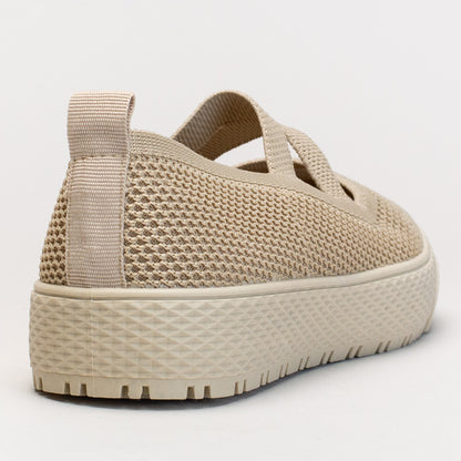 Slip On With Cross Strap Detail _ 170341