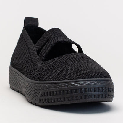 Slip On With Cross Strap Detail _ 170338