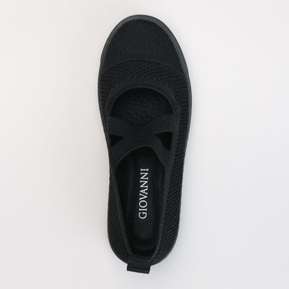 Slip On With Cross Strap Detail _ 170338