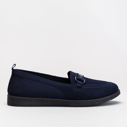 Comfort knit loafer with self colour trim  _ 166351