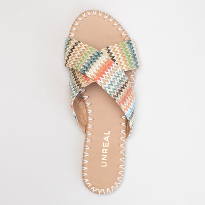Cross Over Slip On With Webbing _ 166249