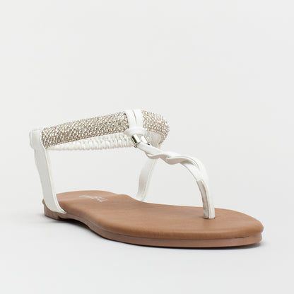 Women's Unreal Diamante Thong Sandal _ 157562