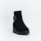 Unreal Women Wedge Buckle Boot _ 137515